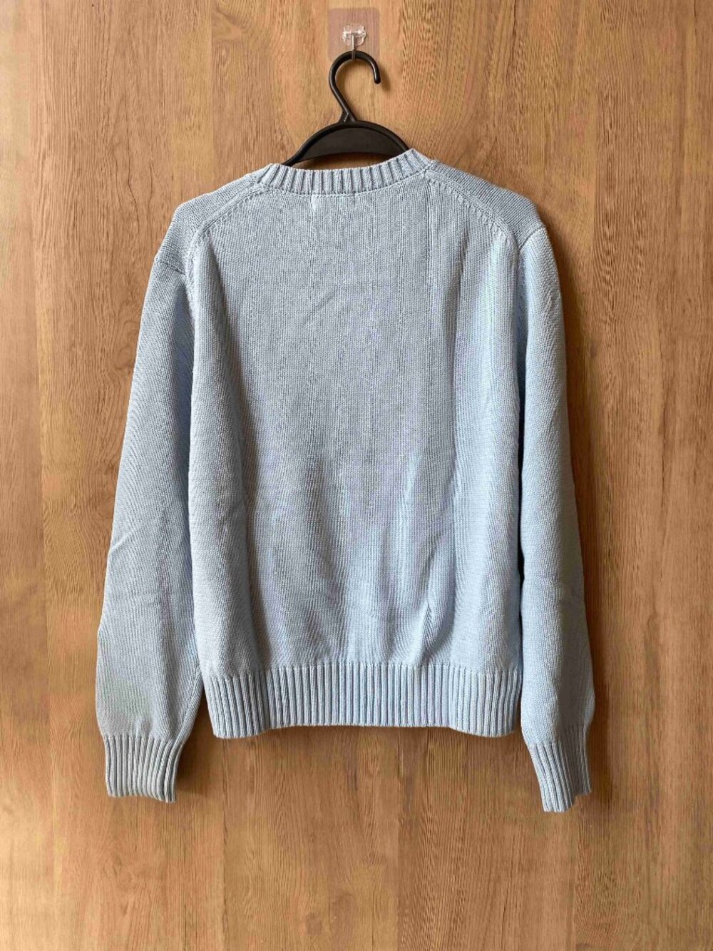 Polo Ralph Lauren Light Blue Preppy Polo Bear Intarsia Crewneck Knit Sweater - Picture 7 of 7